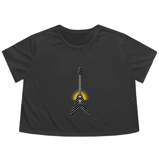 Discover Legendary Guitars - Randy Rhoads Flowy Cropped Tees