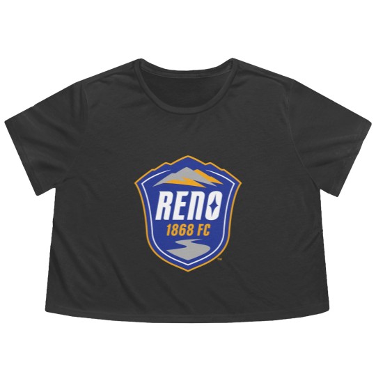 Discover Reno 1868 FC Flowy Cropped Tees