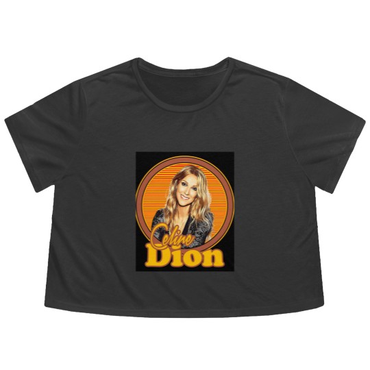 Discover Celines Dion Flowy Cropped Tees