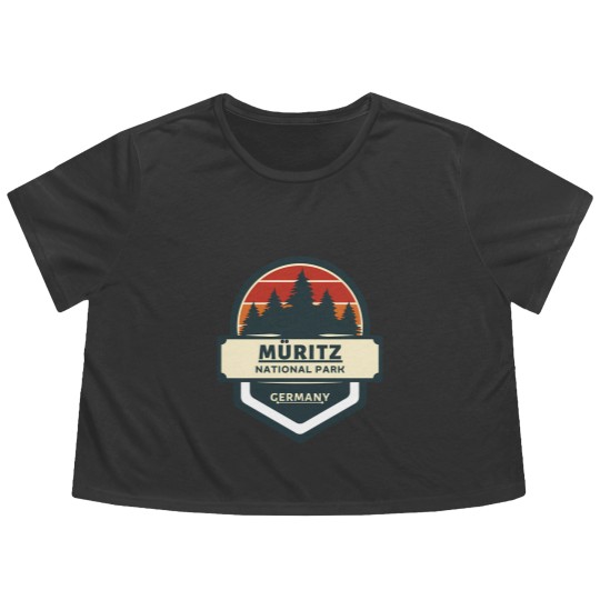 Discover muritz germany national park 2 Flowy Cropped Tees