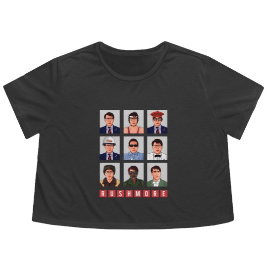 Discover Rushmore Max Fischer Grid Flowy Cropped Tees