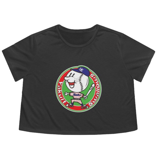 Discover Nippon Professional Baseball Yakult Swallows Retro Flowy Cropped Tees