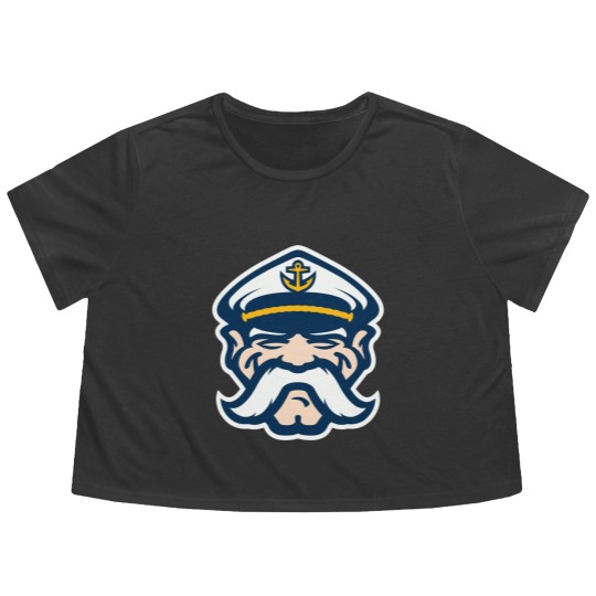 Discover The Lake County Captains Baseball Team 2 Flowy Cropped Tees
