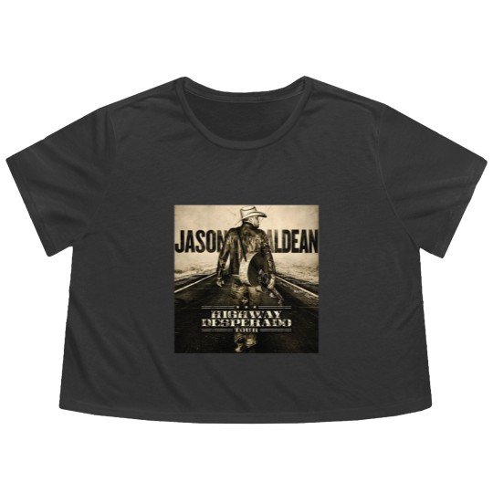 Discover Jason Aldean Jason Aldean Flowy Cropped Tees