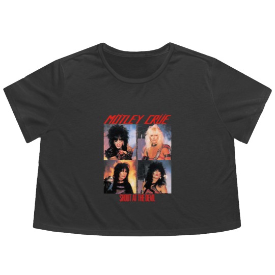 Discover perfect coll motley crue Flowy Cropped Tees