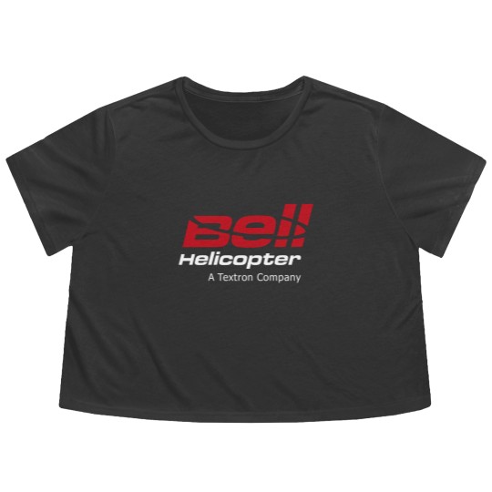 Discover Bell Helicopter Flowy Cropped Tees