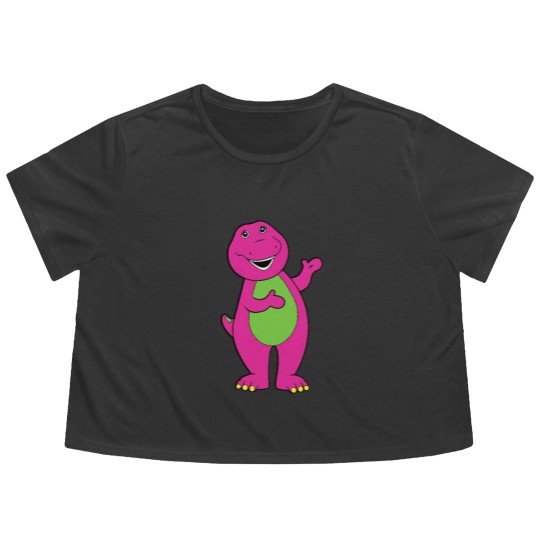 Discover Barney the Dinosaur Flowy Cropped Tees
