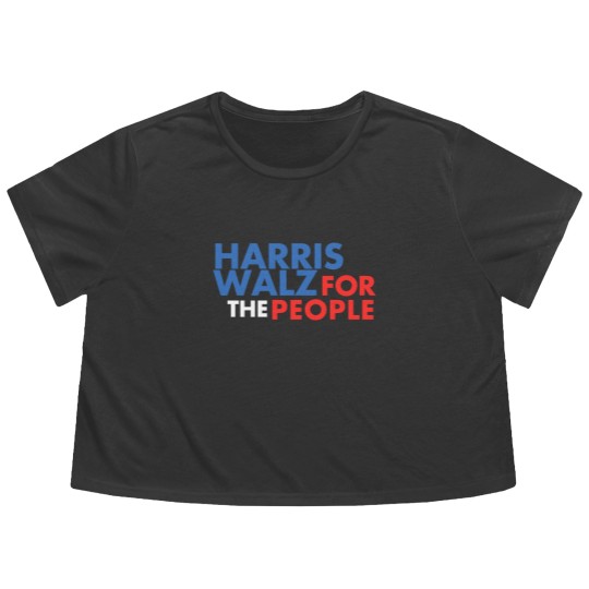 Discover Harris Walz For The People, Harris Walz , Harris Walz Flowy Cropped Tees