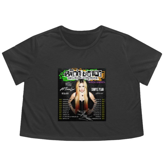 Discover Avril Lavigne Summer 2024 Flowy Cropped Tees