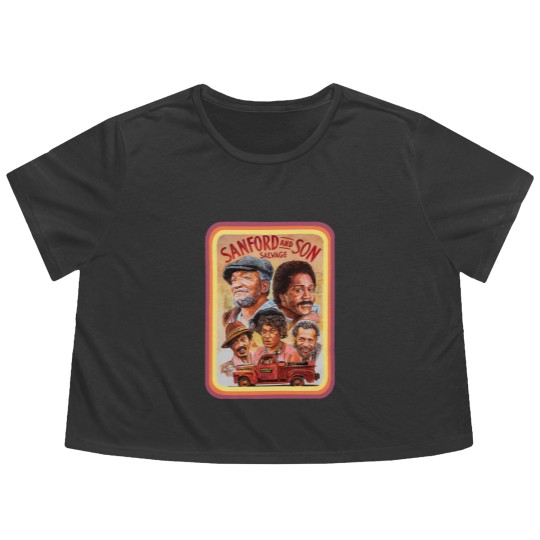Discover Sanford and Son Art Flowy Cropped Tees