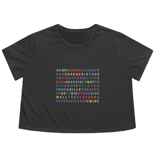 Discover The Smiths - There is a light that never goes out Flowy Cropped Tees