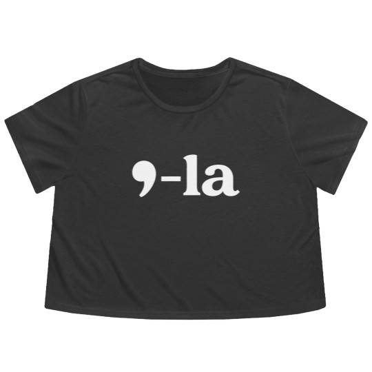 Discover Comma-La Flowy Cropped Tees, Kamala Harris Flowy Cropped Tees, Biden Harris 2024, Kamala For The People, Vice President, Democrat Flowy Cropped Tees