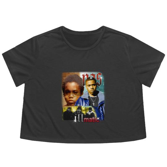Discover Nas - Illmatic Flowy Cropped Tees