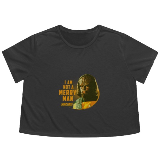 Discover The Next Generation Worf I Am Not A Merry Man Flowy Cropped Tees