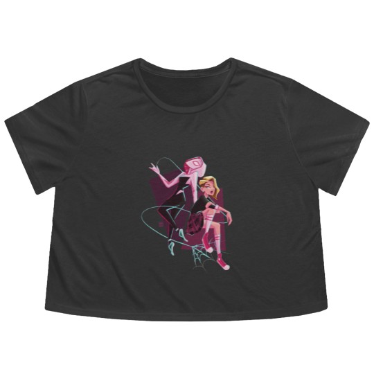 Discover Spidergwen Flowy Cropped Tees