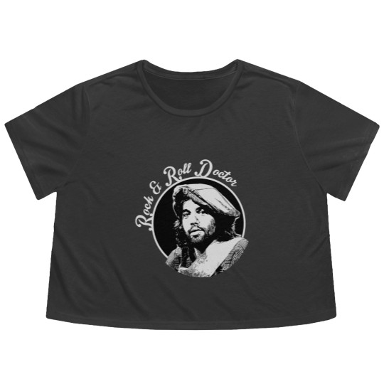Discover Shop Inspired by Little Feat Flowy Cropped Tees - Rock _amp_ Roll Doctor Lowell George Old Skool Hooligans Original Unisex S-5XL and Lady Fit Sizes Available Scott  Charlene Flowy Cropped Tees