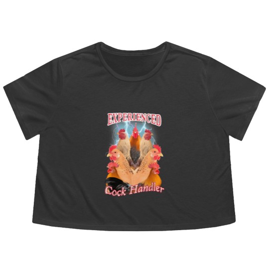 Discover experienced cock handler Flowy Cropped Tees