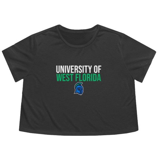 Discover university of west florida uwf argonauts stacked Flowy Cropped Tees