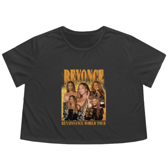Discover Beyonce, Renaissance 2023 World Tour, Vintage Beyonce  2023, Beyonce Flowy Cropped Tees
