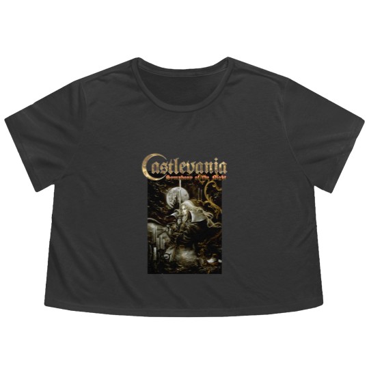 Discover Castlevania - Symphony of the Night Flowy Cropped Tees