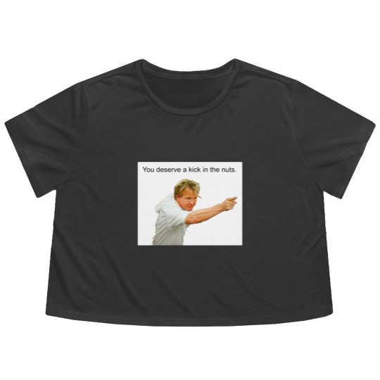 Discover Gordon Ramsay angry comment Flowy Cropped Tees