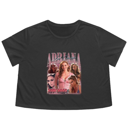 Discover Adriana La Cerva Flowy Cropped Tees, The Sopranos Flowy Cropped Tees, Adriana La Cerva Flowy Cropped Tees, Drea de Matteo Flowy Cropped Tees