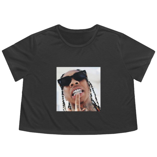 Discover Tyga Flowy Cropped Tees