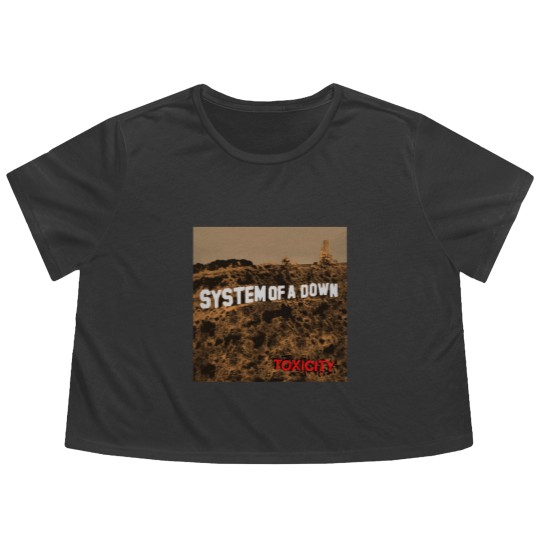Discover Toxicity SYSTEM OF DOWN Flowy Cropped Tees