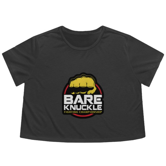 Discover Bare Knuckle Fighting Championship Flowy Cropped Tees