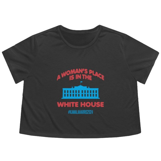 Discover kamalaa harris White House 2638 Flowy Cropped Tees