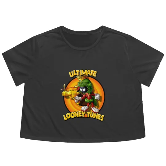 Discover Marvin The Martian Flowy Cropped Tees