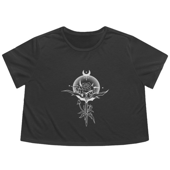 Discover Dimitrescu Daughters Inspired Tattoo Symbol Bela Daniela Cassandra From Resident Evil Village White Flowy Cropped Tees