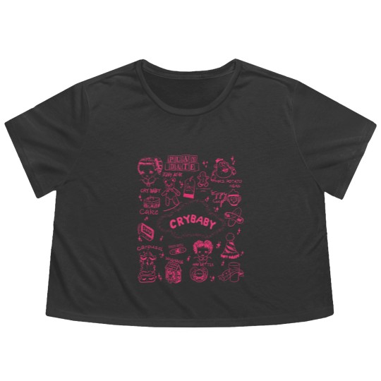 Discover Vintage Melanie Martinez Cry Baby Album Flowy Cropped Tees,  Melanie Martinez Merch