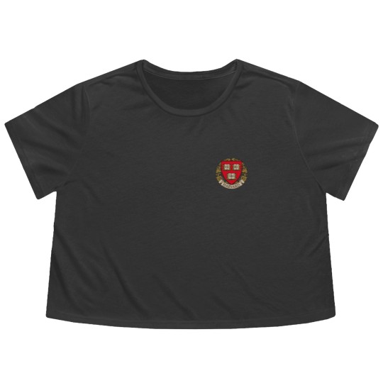 Discover HARVARD-LOGO Flowy Cropped Tees