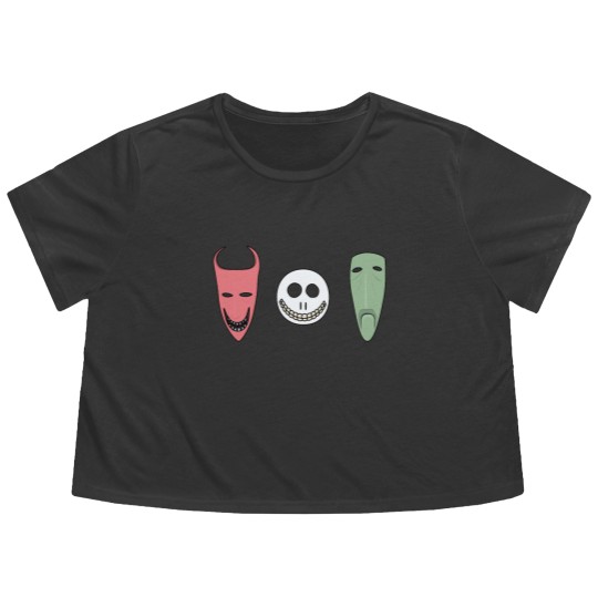 Discover Lock, Shock and Barrel Masks Flowy Cropped Tees