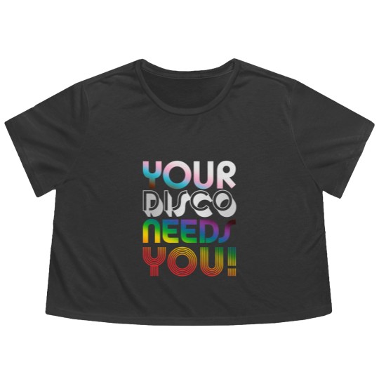 Discover Your Disco Needs You - Kylie Minogue - Light Years - Progress Pride Colours LGBTQIA+ | Active Flowy Cropped Tees