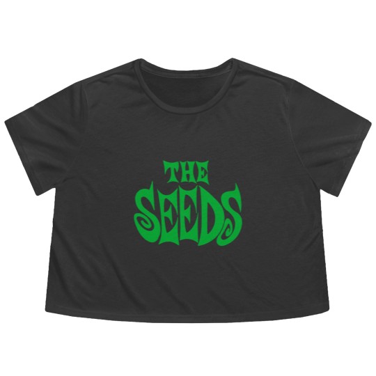 Discover the seeds band logo Flowy Cropped Tees