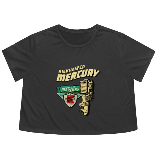 Discover Mercury vintage Outboard Motors - Mercury - Flowy Cropped Tees
