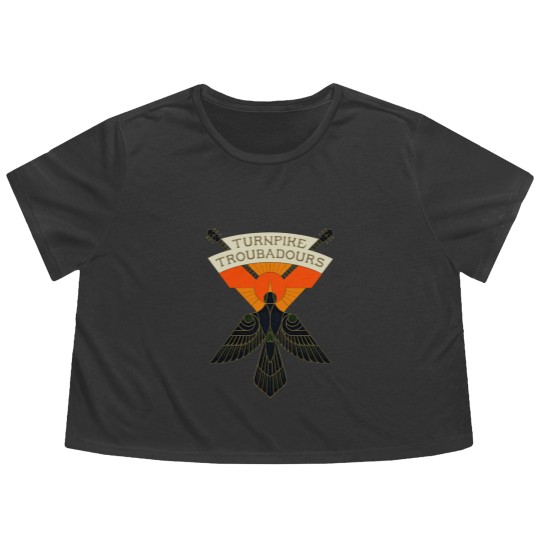 Discover Turnpike Troubadours Flowy Cropped Tees