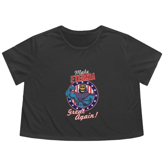 Discover make eternia great again Flowy Cropped Tees