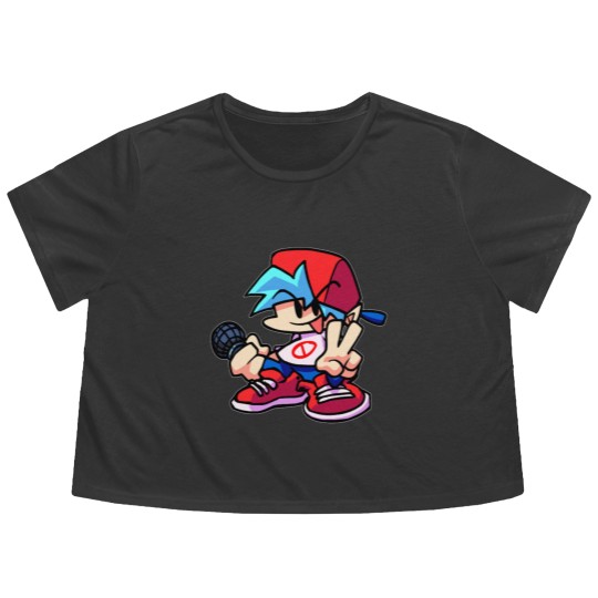 Discover Friday Night Funkin - Friday Night Funkin Music Flowy Cropped Tees