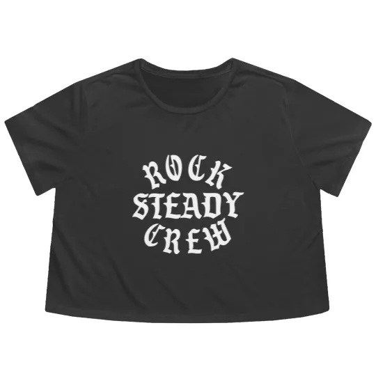 Discover Rock Steady Crew Flowy Cropped Tees