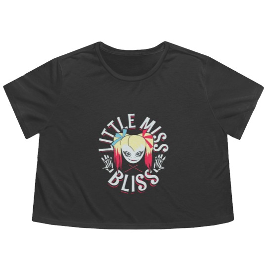 Discover twisted bliss cute Flowy Cropped Tees