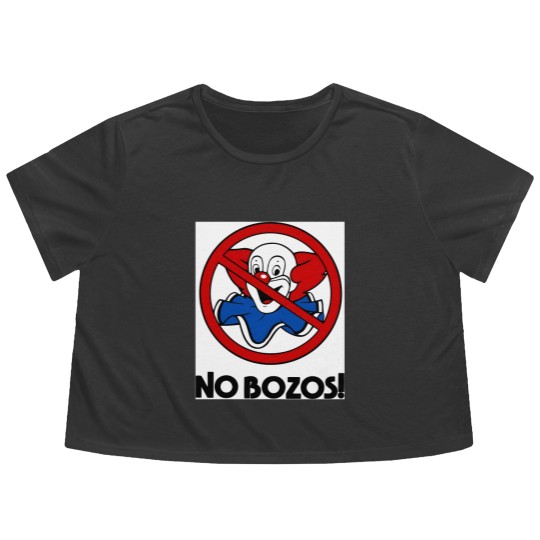 Discover NO BOZOS Flowy Cropped Tees
