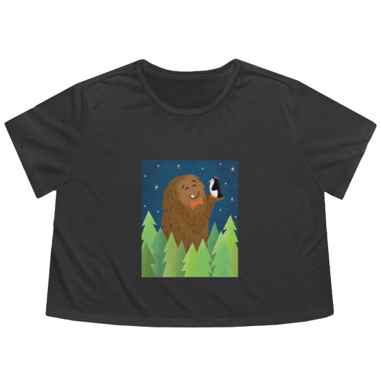 Discover sneaky sasquatch Classic(1) Flowy Cropped Tees