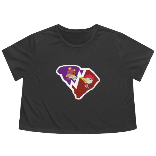 Discover SC House Divided Flowy Cropped Tees