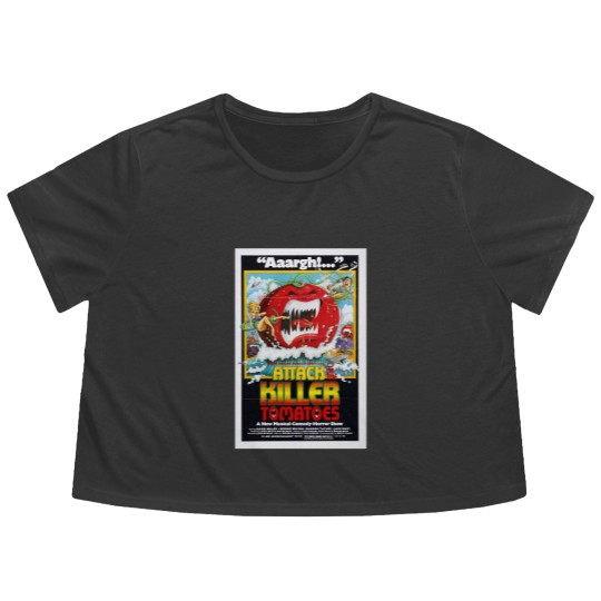 Discover Attack of the Killer Tomatoes 1978 Movie Poster Flowy Cropped Tees
