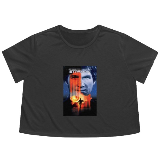 Discover Starman - Jeff Bridges Fitted V-Neck Flowy Cropped Tees