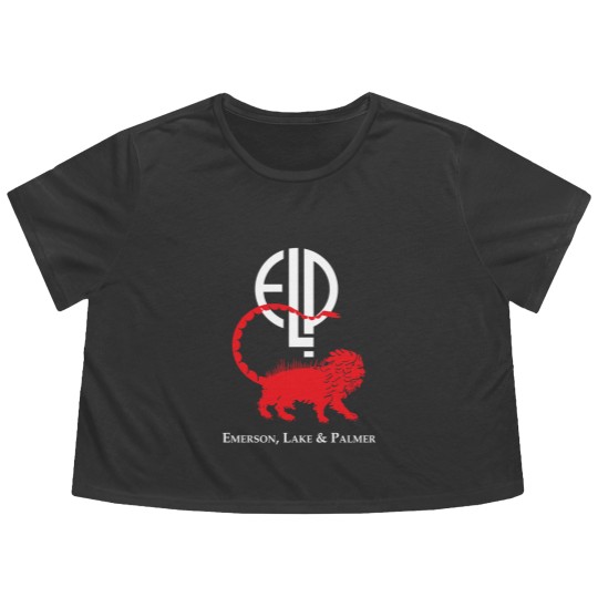 Discover Emerson Lake  Palmer band Tri-blend Flowy Cropped Tees