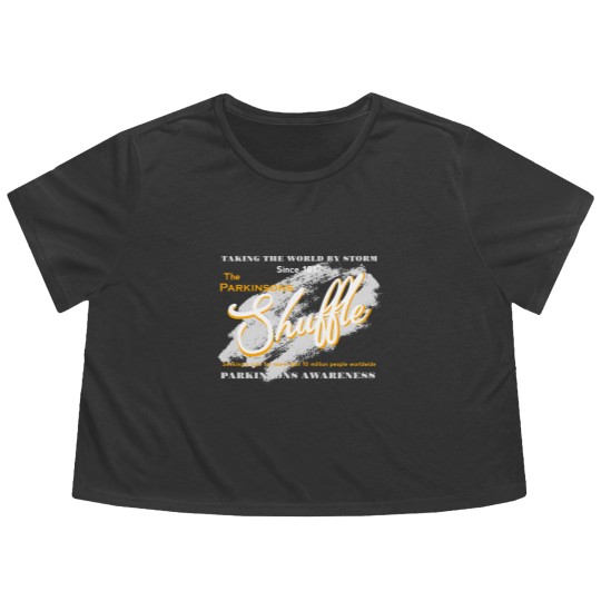 Discover The Parkinsons Shuffle - Parkinsons Awareness Flowy Cropped Tees